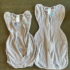 Love to Dream Gray Arms Up Swaddle (Set of 2)